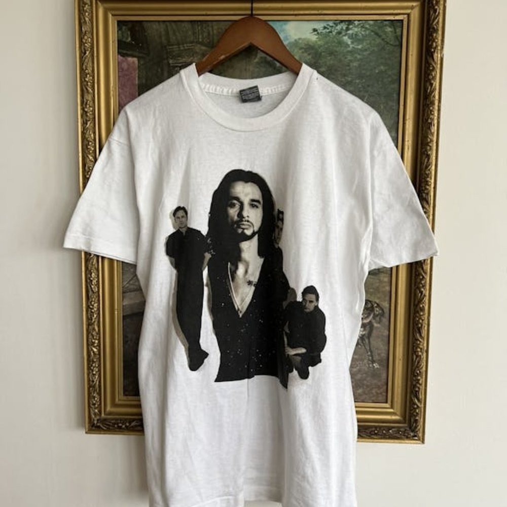 Vintage Depeche Mode White Tee Duran Duran Order Baw36